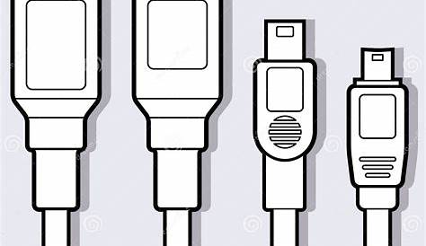 diagram showing various pc cables