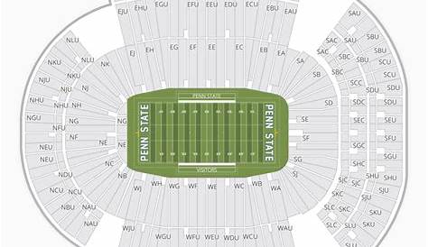 Beaver Stadium Seating Chart | Seating Charts & Tickets