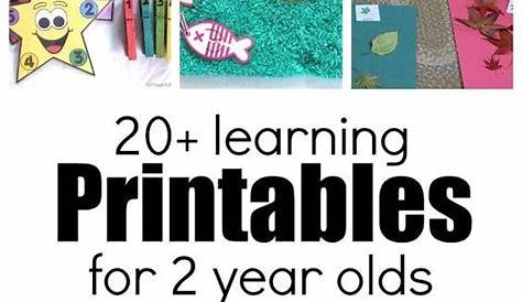 Over 20 learning activities and printables for 2 year olds | Montessori
