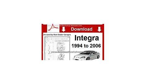 Honda Integra Workshop Manual
