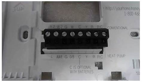 Honeywell Thermostat Wiring Diagram Th3210d1004