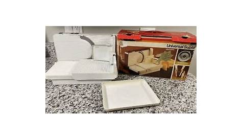 Krups Universal Compact Fold Up Electric Meat Cheese Deli Slicer Model