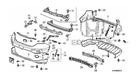 Honda online store : 2011 crv bumpers ('10-) parts