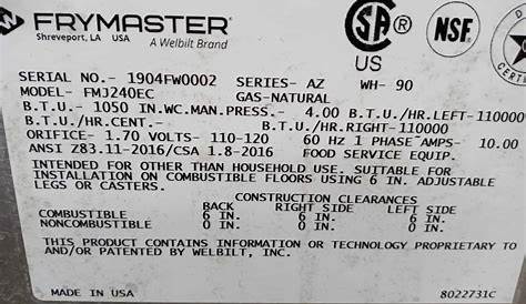 frymaster cm3.5 manual
