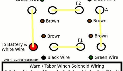 4 solenoid winch wiring diagram