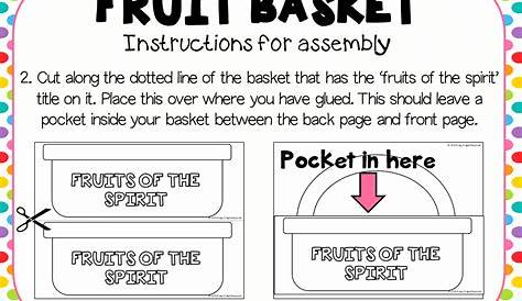 50 Fruits Of The Spirit Worksheet