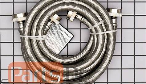 5304490736 - Frigidaire Fill Hoses (Stainless) 2 Pack | Parts Dr