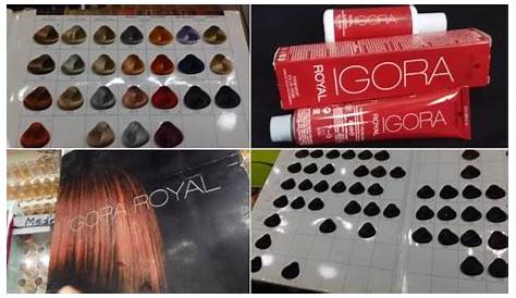 igora color chart hair