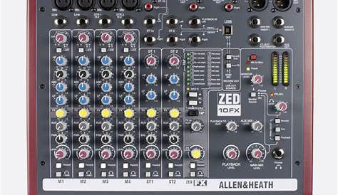 ALLEN AND HEATH MIXERS - ZED Series - Canford