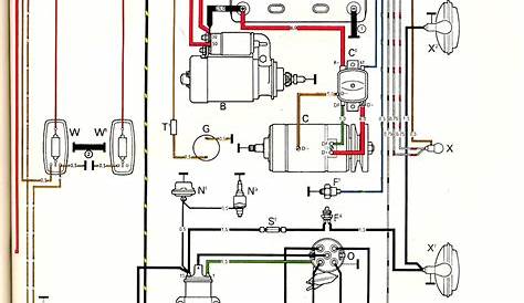 generator wiring diagram 1974 vw thing