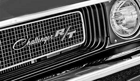 Dodge Challenger RT Grille Emblem Photograph by Jill Reger - Fine Art