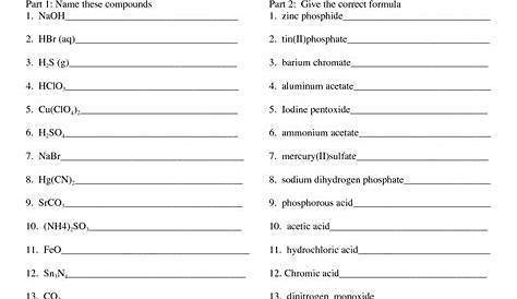 9 Best Images of Identifying Organic Compounds Worksheet - Organic