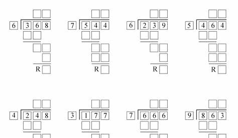 long division exercises for grade 5