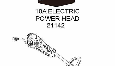 Greenworks 21142 Power Head Manual E | Ac Power Plugs And Sockets