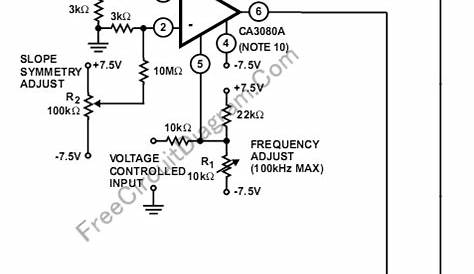 Function Generator Using CA3080 and CA3130 Op-Amps – Electronic Circuit
