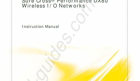 banner dx80 manual
