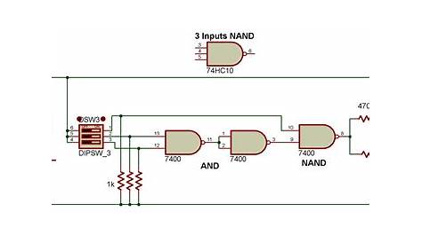 3 input nand gate circuit diagram