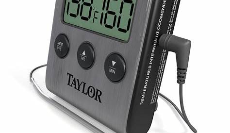 taylor digital thermometer manual