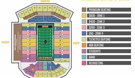 iowa hawkeye football stadium seating chart