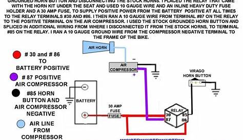 horn relay wiring motorcycle