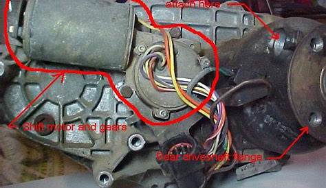 ford f150 transfer case shift motor wiring diagram