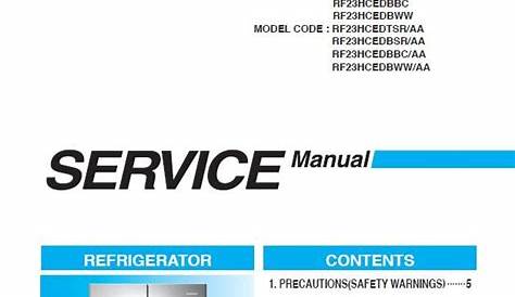 samsung rf263teaesg aa user manual