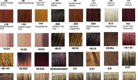 redken hair gloss color chart