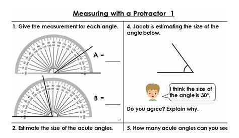 Year 5 Measuring with a Protractor 1 Lesson – Classroom Secrets