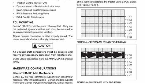 Bendix ABS Sensor Chart
