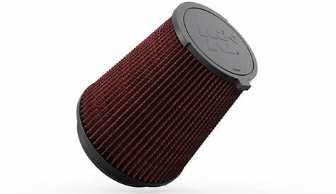 K&N engine air filter, washable and reusable: 2015-2019 Ford Mustang