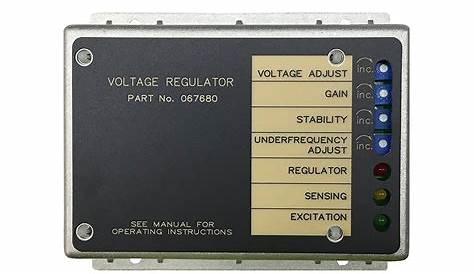 generac voltage regulator 67680 schematic