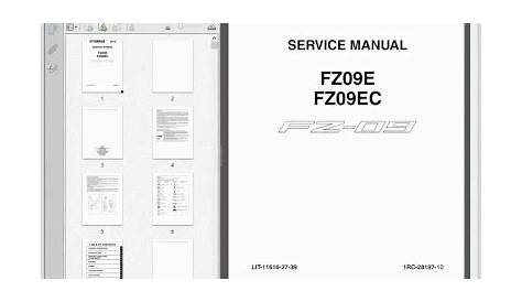 Yamaha FZ-09 (2014) Service Manual