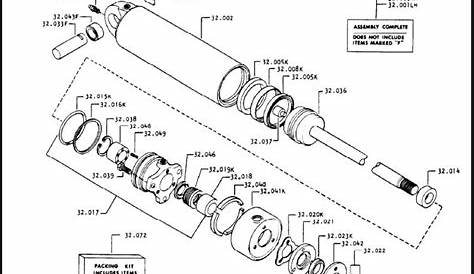 forklift engine parts diagram