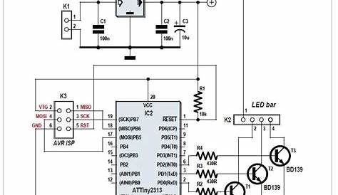 LED Garland Controller Schematic Circuit Diagram