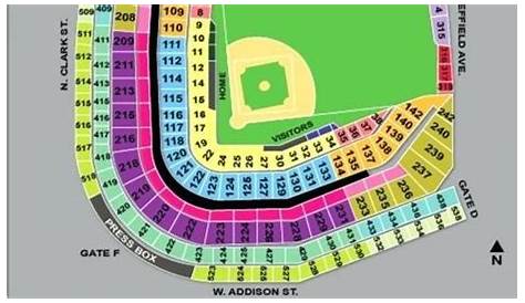 wrigley field springsteen seating chart