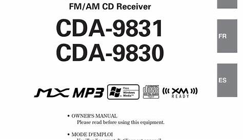 ALPINE CDA-9831 OWNER'S MANUAL Pdf Download | ManualsLib