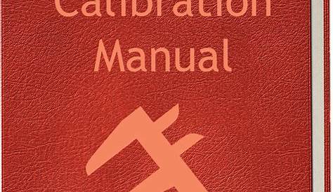 2008t calibration manual