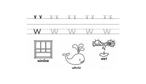 Words Starting With Letter W | Kindergarten Activities | Preschool
