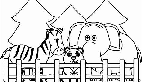 Zoo Coloring Pages - ColoringBay