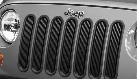 Rugged Ridge Jeep Wrangler Black Billet Aluminum Grille Inserts 11401.30 (07-18 Jeep Wrangler JK)