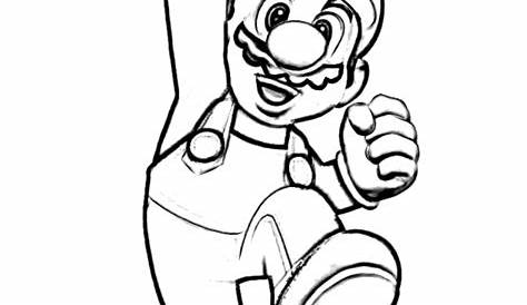 Mario Bros Coloring Pages To Print - Coloring Home