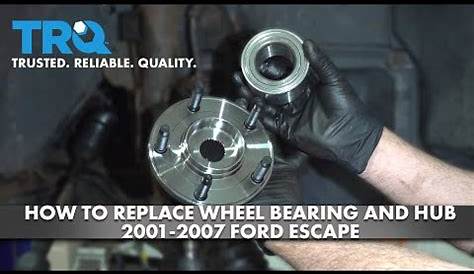 How to Replace Wheel Bearing and Hub 2001-2007 Ford Escape - YouTube
