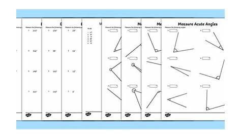 Measuring Angles for KS2 Worksheet (teacher made)