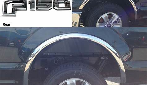 chrome wheel well trim ford f150