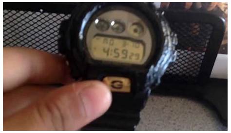 How to set a G SHOCK time - YouTube