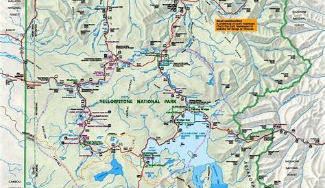 yellowstone national park maps printable