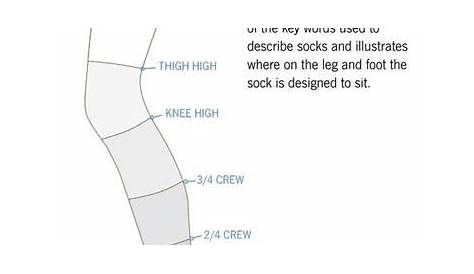 women's socks size chart