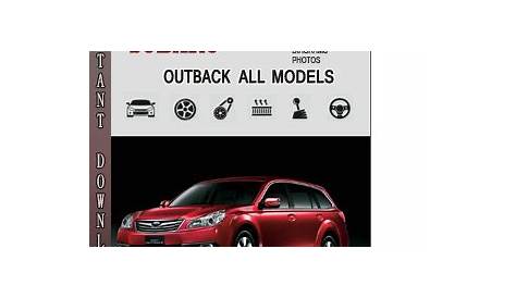 Subaru Outback Service Repair Manual Download – Info Service Manuals