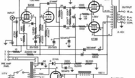dynaco a25 crossover schematic