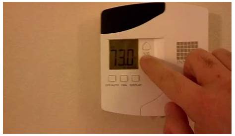 INNCOM hotel thermostat VIP mode - YouTube